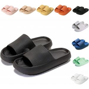 Kalanka-Claquettes Femme Chausson Homme Confortables Pantoufles Semelle Épaisse Eva Cloud Slippers Séchage Rapide Claquette Douche Antidérapant Chaussons De Bain/De Plage - Neuf