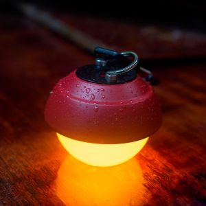 (Rouge) 70 X 70 X 58 Mm, Rechargeable Par Usb Lanterne De Camping, Alimenté Par La Batterie Led De La Pendaison De La Tente De La Lumière, Imperméable À L'eau Ipx4, Pour Faire De La Randonnée, De La Pêche, De Plein Air - Neuf