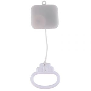 Boîte à musique à cordon blanc pour lit d'enfant,hochet,cloche,cadeaux,pièces et accessoires - Neuf
