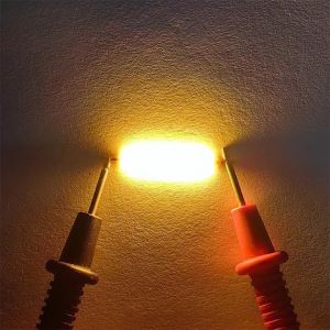 Sjzg-Led Filament Flexible 10 Pi&egrave;ces De Filament Led Cob 18.8mm 29mm 38mm 54mm 68mm, Pi&egrave;ces D'ampoule Edison Dc 3v 12v 57v, Pi&egrave;ces De Diode &Agrave; Incandescence,Jaune Chaud 2 200 K.,18,8 Mm Dc3 V 10 Pi&egrave;ce - Neuf