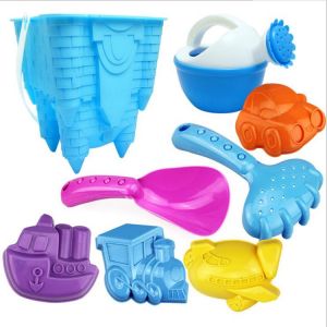 Jeu De Sable Enfant D&egrave;s 1 An - Set Complet En Plastique R&eacute;sistant Sans Bpa Avec Pelle R&acirc;teau Et Moules Cr&eacute;atifs Pour Plage Sandbox Ou Neige - Neuf