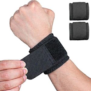 Pack De 2 Réglable Poignet Attelle De Poignet Sangles De Soutien Pour Le Fitness, L'haltérophilie, La Tendinite, Canal Carpien Arthrite, Roulé Poignet Encapsule Le Soulagement De La Douleur - Neuf