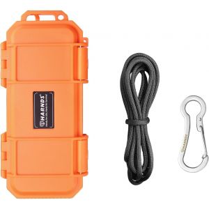 Kalanka-Boîte De Rangement Étanche Avec Structure En Éponge Résistante Aux Chocs Et Étanche Boîte Sèche De Survie Pour Le Bateau, Camping Et Sports Nautiques (Orange, 17.6cm X 8cm X 4cm) - Neuf