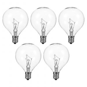 5pcs E12 Lampe Diffuseur De Cire Parfumée 25w Dimmable Globe Ampoule Claire - Neuf