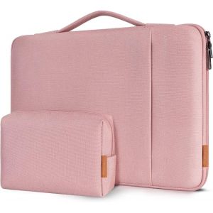 Laptop Sleeve 14 Inch Shockproof Protective Cover for Laptop Pink - Neuf