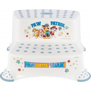 SUBZONAL-La Tabouret Marchepied &agrave; Deux Marches, de 3 &agrave; 14 Ans, Antid&eacute;rapant, Igor, Blanc - Neuf