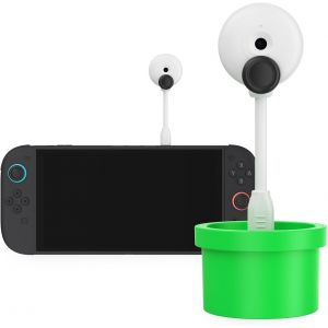Hljhj-Caméra Pour Nintendo Switch 2, Caméra Hd 720p Dédiée Avec Base Et Câble Usb De Type C, Cou Flexible Pour Chat Vidéo Pour Switch 2 Accessoires - Neuf