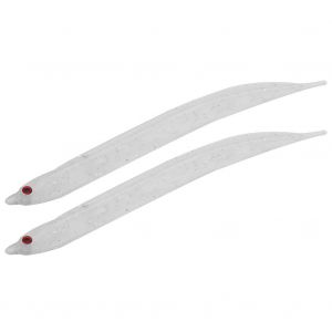 Leurre De Peche Artificiel En Pvc, Souple Et Lumineux, En Forme De Poisson, 14,3 Cm (Blanc Perle) - Neuf