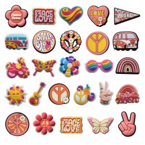 Lot De 20 Décorations 3d Pour Sabots, Sandales, Breloques, Jolies Décorations Pour Sabots, Sandales, Bracelets, Diy - Neuf