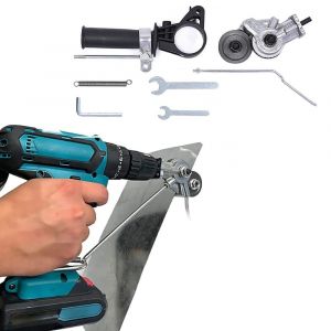 Ensemble de 7 pi&egrave;ces pour perceuse &eacute;lectrique et fraise &agrave; m&eacute;taux - Neuf