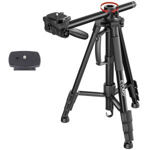 Tr&eacute;pied Horizontal En Aluminium Pour Appareil Photo Professionnel,Monopode Pour T&eacute;l&eacute;phone Portable,Colonne Centrale Rotative &Agrave; 360 Degr&eacute;s.Hf3 Tripod. - Neuf