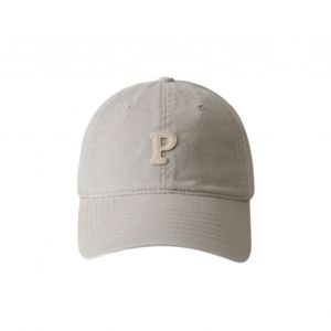 Chapeau De Baseball Unisexe Brodé Avec Lettres P Imprimées, À Bord Étendu, Réglable, Visière De Protection Solaire, Accessoires De Mode-Beige - Neuf