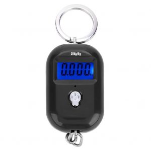 Balance numerique electrique portable en plastique avec crochet pour bagages de peche (noir) - Neuf