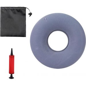 KALANKA-Coussin de siège hémorroïdes, anneau d'assise, soulagement du coccyx, coussin d'assise avec trou, coussin orthopédique pour anneaux, traitement gonflable, plaies au lit, grossesse, coccyx - Neuf