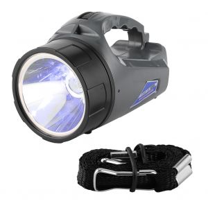 HJLIAN Lampe torche LED rechargeable, torche portative ultra-lumineuse, projecteur longue portee, prise US 110-220 V - Neuf