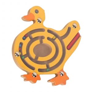 Labyrinthe Magnétique En Bois Pour Enfants, Jeu De Société, Activité Éducative, Cadeau D'anniversaire, Canard - Neuf