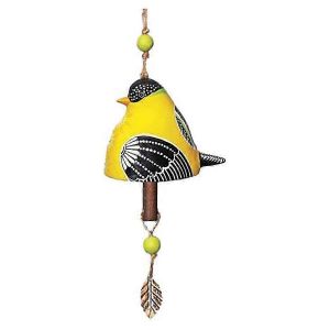 Chant d'oiseau Cloche D&eacute;coration de jardin Chant d'oiseau Cloche Carillon &eacute;olien Musique Carillons &eacute;oliens suspendus Oiseau So-Good - Neuf