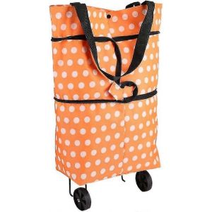 Panier D'achat Poussette Pliable Oxford Cloth Wheels - Neuf