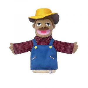 Marionnette &agrave; main en peluche douce, marionnettes amusantes, jouet professionnel, offre de 50 %-fermier - Neuf