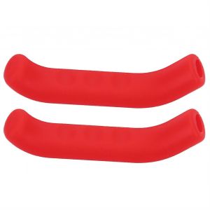 5 Couleurs De Couvercle De Levier De Frein De Vélo Poignées En Silicone Antidérapant Protecteur Imperméable (Rouge) - Neuf