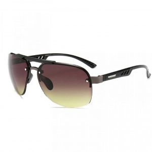 Lunettes de soleil d'aviation pour hommes/femmes, style rétro, effet miroir, pour femmes, style pilote, vintage, noir, vert, gris, réf. 5833 - Neuf
