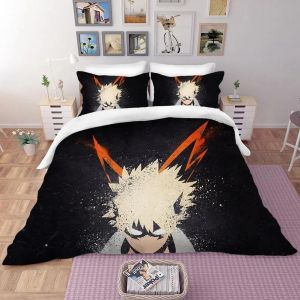 Nouveau My Hero Academia Anime Housse De Couette Ensemble Hero Academia Ensemble De Literie Anime Housse De Couette Simple Double Queen Twin Full Size - Neuf