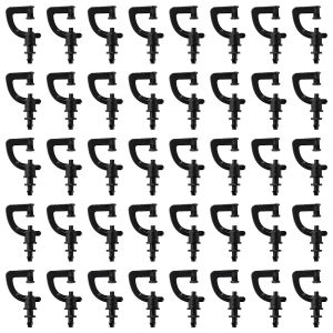 40 Pièces G Type Micro Arroseur Buse,360 Degrés Buses D'atomisation,Refraction Micro Buse,Suspendu Irrigation Arroseur avec Connecteur Barb,pour Pelouses Jardins - Neuf