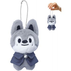 KAL-Stray Kids 'Magic School' 12Cm Peluche Porte-Cl&eacute;s Wolf, Poup&eacute;e Straykids Skzoo, Cadeau K-Pop - Neuf