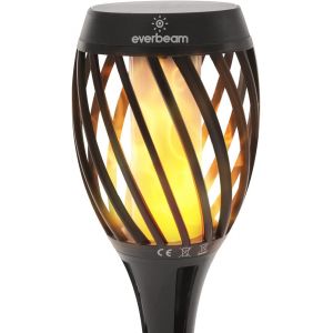 P2 Lampe Torche Solaire À Flamme Vacillante - Automatique Ip65 Imperméable Solaire Lampes Tiki Avec Une Flamme Réaliste Étonnante Et Un Abat-Jour Distinctif - 2Pack - Neuf