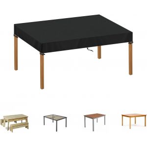 Bache De Protection Table De Jardin Bache De Protection Exterieur Pour Table De Jardin Bache Salon De Jardin Exterieur Impermeable Housse De Table De Jardin Rectangulaire 110x70x15cm - Neuf