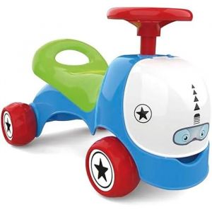 Porteur et d&eacute;ambulateur - CHICOS - Racing Ride on 2in1 - Tiroir de rangement - &Agrave; partir de 10 mois - 4 roues - Neuf