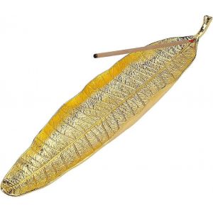 Porte-Encens En Métal Feuilles Cendres Attrape-Cendres 26cm De Long Brûleur D'encens Pour Accessoires De Décoration Intérieure Artisanat - Neuf