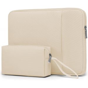 15-16 Inch Laptop Sleeve Compatible with MacBook Pro 16 M4/M3/M2/M1 Pro/Max, 15"" Surface Book, 15"" 15.6"" HP Dell Lenovo ThinkBook ASUS Acer Samsung Huawei, Sand - Neuf