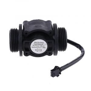 D&eacute;bitm&egrave;tre Capteurs de d&eacute;bit &eacute;tanches r&eacute;sistants &agrave; la pression D&eacute;bit d'eau Capteur &agrave; effet Hall Commutateur Compteur de d&eacute;bitm&egrave;tre 1-60L / min - Neuf