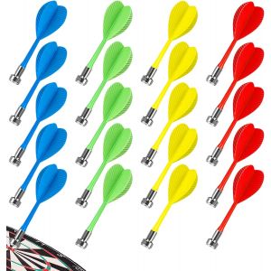 Lot de 20 fléchettes magnétiques : fléchettes magnétiques de sécurité Fléchettes portables Fléchettes professionnelles Fléchettes souples,accessoires de cible,pour les bars familiaux,les salles - Neuf