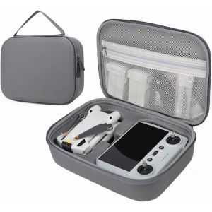 Dji Mini 3 Pro Drone Case-Sac &Agrave; Main De Voyage Portable Avec T&eacute;l&eacute;commande Compatible-Gris,Gris,Moderne - Neuf
