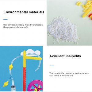 DIY Roue &agrave; Eau Mod&egrave;le Jouet Auto-assemblage &Eacute;ducation Sciences Plastiques Exp&eacute;riences Physiques Kit de Jouet pour Enfants - Neuf