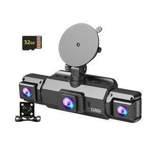 Cam&eacute;ra embarqu&eacute;e 4 canaux 1080p avec cam&eacute;ras avant, arri&egrave;re et lat&eacute;rales - Neuf