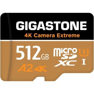 [5 Ans R&eacute;cup&eacute;ration De Donn&eacute;es Gratuite] Carte M&eacute;moire 512 Go 4k Cam&eacute;ra Extreme, Professionnel Pour Gopro Drone Dji Switch, Vitesse 100 Mo/S. A2 U3 V30 Carte Micro Sdxc Avec Adaptateur Sd.[X371] - Neuf