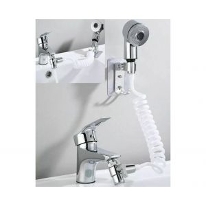 Ensemble de douchette pour robinet de lavabo de salle de bain, pour le nettoyage et le nettoyage - Neuf