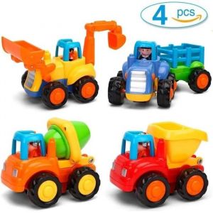 Voiture Jouets Bebe Véhicules de Construction Enfant en Plastique - 1,2,3 Ans - Neuf