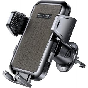 2024 Nouvelle Porte Telephone Voiture, Accroche Telephone Voiture Grille Aeration, Support T&eacute;l&eacute;phone Voiture Rotatif &agrave; 360&deg;,Support Telephone Voiture Universel Pour iPhone Samsung Xiaomi Samrtphone - Neuf