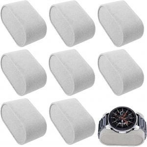 Kal-Coussin Montre,8pcs Bijoux Coussin Bracelet Coussin,Présentoir Pour Montre Bracelet Bijoux Gris,Montre Oreiller Coussin,Présentoir Coussin Montre,Rangement Et Collection De Montre - Neuf