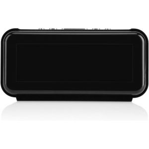 KAL-Table Électronique Réveil Numérique De Bureau 220 V Grand Écran Led De 1,8 Pouce Fonction De Snooze (Rouge) - Neuf