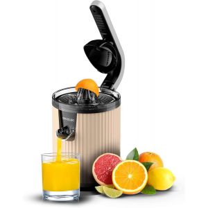 Presse-agrumes &eacute;lectrique r&eacute;tro 600 W avec levier - Neuf