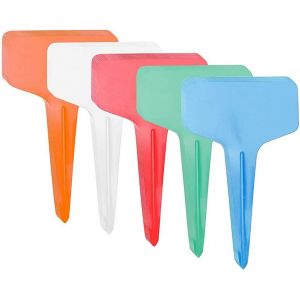 Letnerny-&Eacute;tiquettes De Jardin En Plastique, 100 Pi&egrave;ces &Eacute;tiquettes Pour Plantes Imperm&eacute;ables, &Eacute;tiquette De Plante R&eacute;utilisable, &Eacute;tiquette De Signe De Plante, Pour Graines En Pot D'herbes Fleurs L&eacute;gume - Neuf