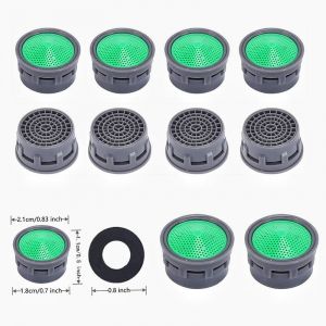 Aérateur de robinet, Robinet Réducteur de Débit des Pièces de Rechange Insérer Évier Aérateur de salle de Bains ou la Cuisine (24pcs) - Neuf