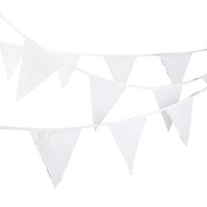 Cha&icirc;ne De Fanion En Tissu De 10 M Pour Les D&eacute;corations De F&ecirc;te De Mariage De Jardin Ext&eacute;rieur - Neuf