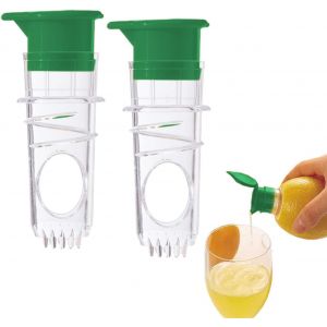 2 Pi&egrave;ces Presse-Agrumes Petit Kit Sans Bpa Presse-Agrumes Manuel Petit Et Portable Pour Les Oranges Citrons Agrumes&iquest;Vert) - Neuf