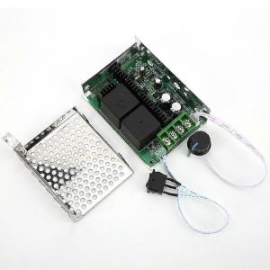 10V -50V 40A Contr&ocirc;leur de vitesse Moteur &agrave; courant continu Gouverneur Commutateur de direction d'inversion - Neuf